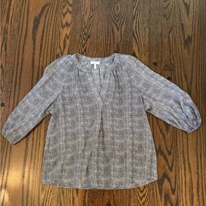 Joie Black and White Blouse
